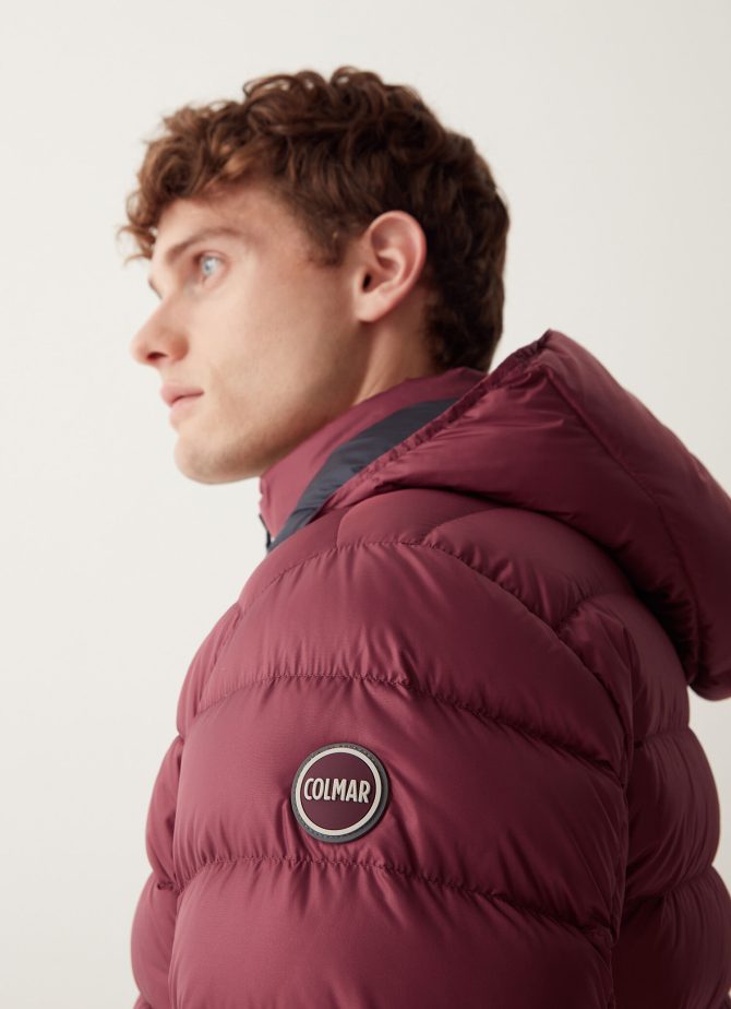 Sporty down jacket with detachable hood - Image 2