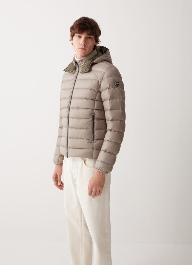 Sporty down jacket with detachable hood - Image 3