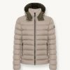 Sporty down jacket with detachable hood - Image 4