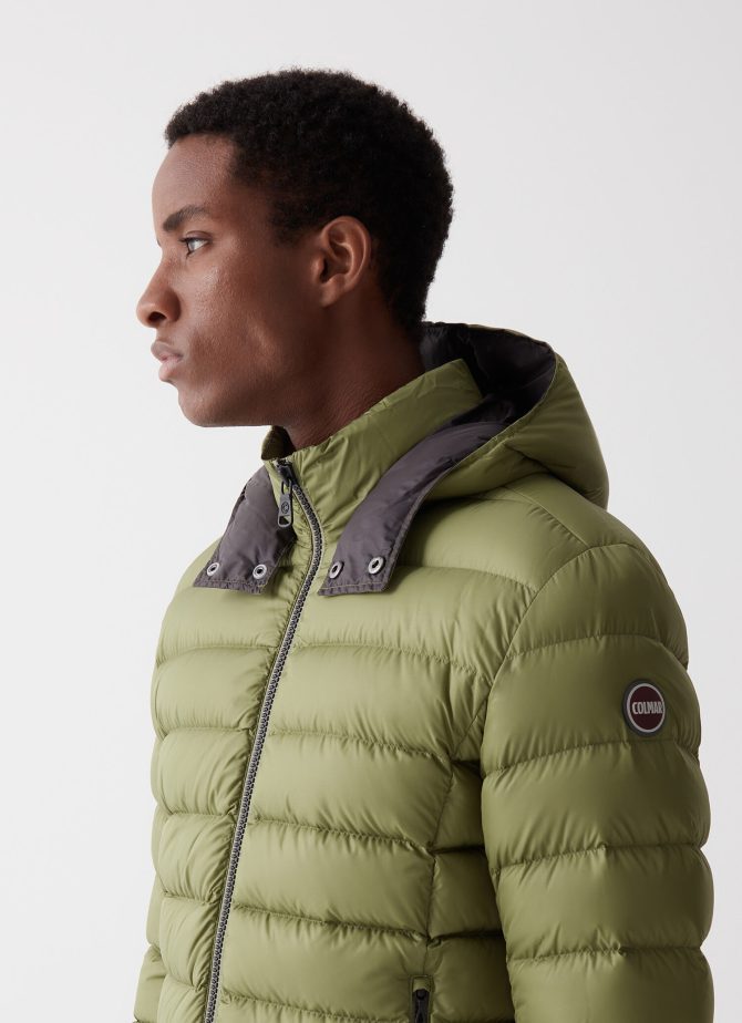 Sporty down jacket with detachable hood - Image 2
