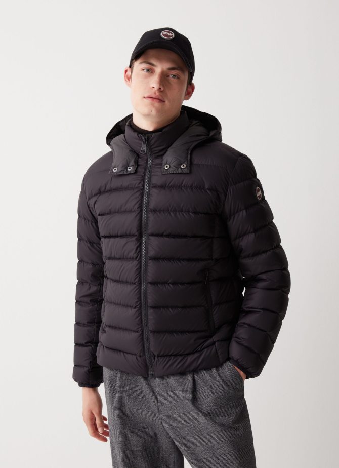 Sporty down jacket with detachable hood - Image 2