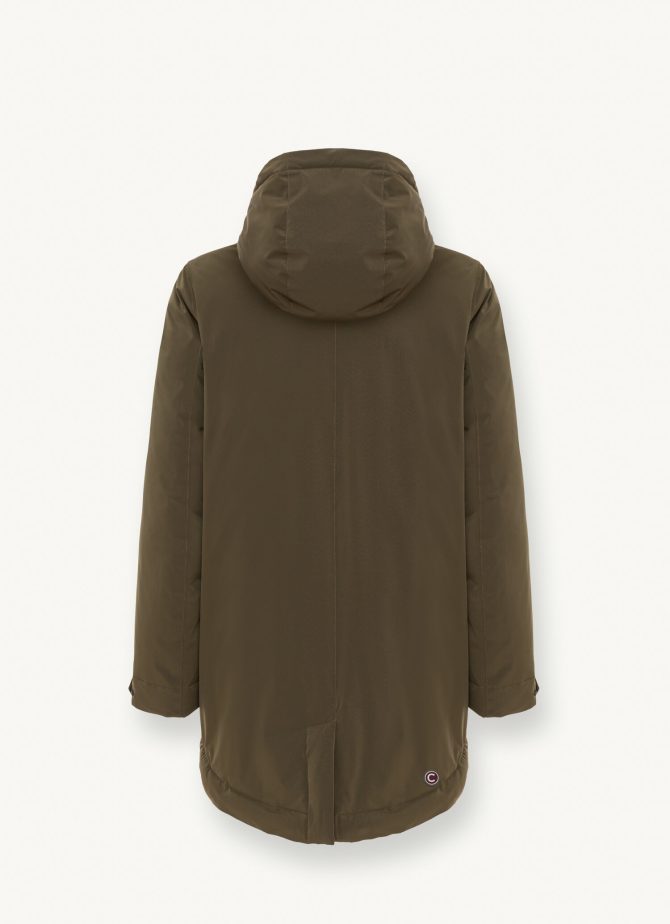 Sporty down jacket with rear vent - Image 5