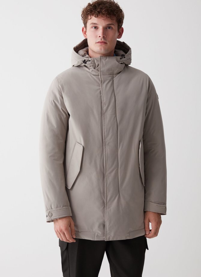 Sporty down jacket with rear vent - Image 2