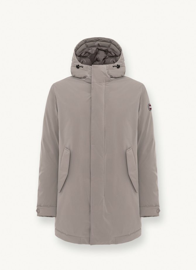 Sporty down jacket with rear vent - Image 4