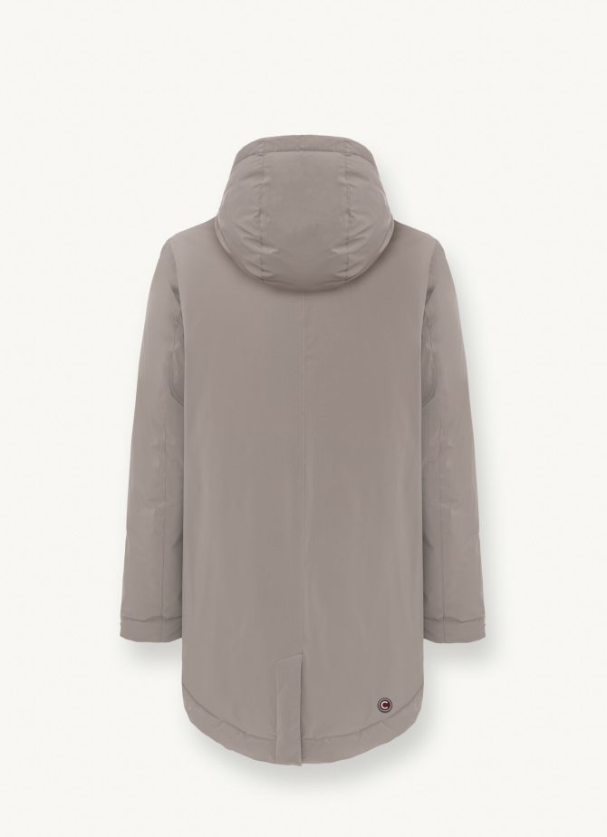 Sporty down jacket with rear vent - Image 5