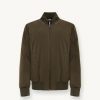 Sporty bomber jacket with ribbed details - Image 4