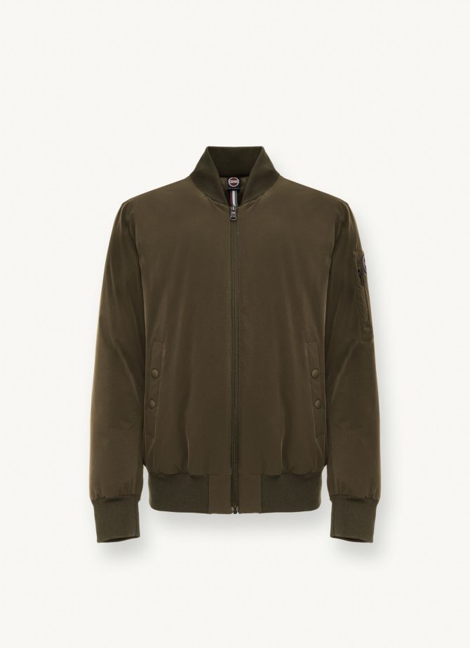 Sporty bomber jacket with ribbed details - Image 4