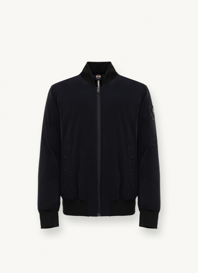 Sporty bomber jacket with ribbed details - Image 4