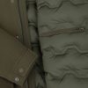 Hooded wool-effect down jacket - Image 6
