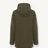 Hooded wool-effect down jacket - Image 5