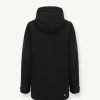 Hooded wool-effect down jacket - Image 5