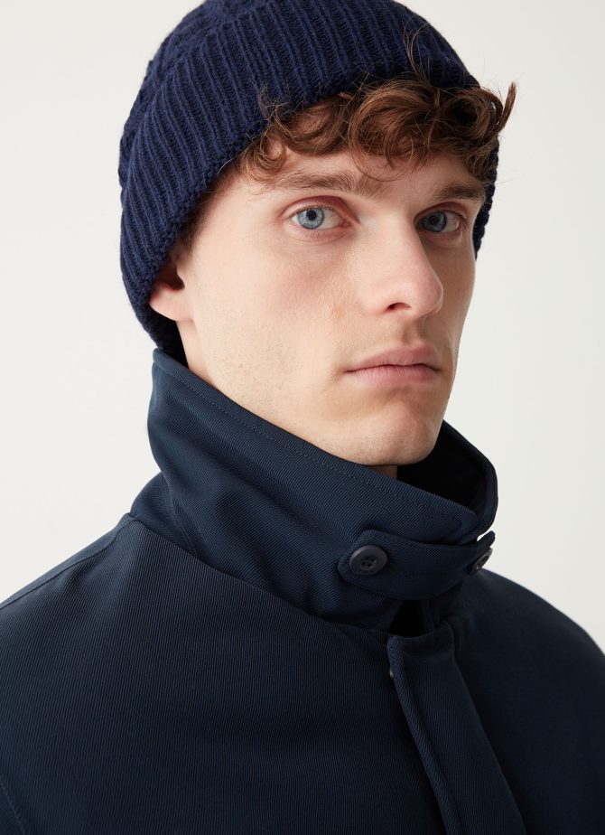 Buttoned wool-effect sports coat - Image 3