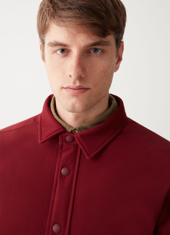 Buttoned wool effect sports jacket - Image 3