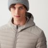 Sporty down jacket with fixed hood - Image 3
