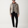 Sporty down jacket with fixed hood - Image 2