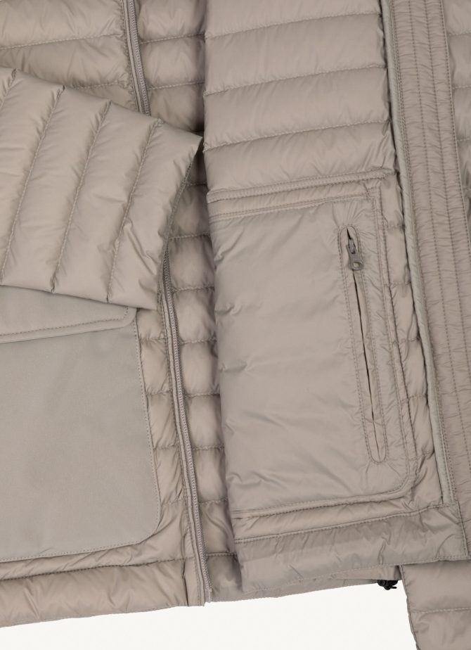 Sporty down jacket with fixed hood - Image 6