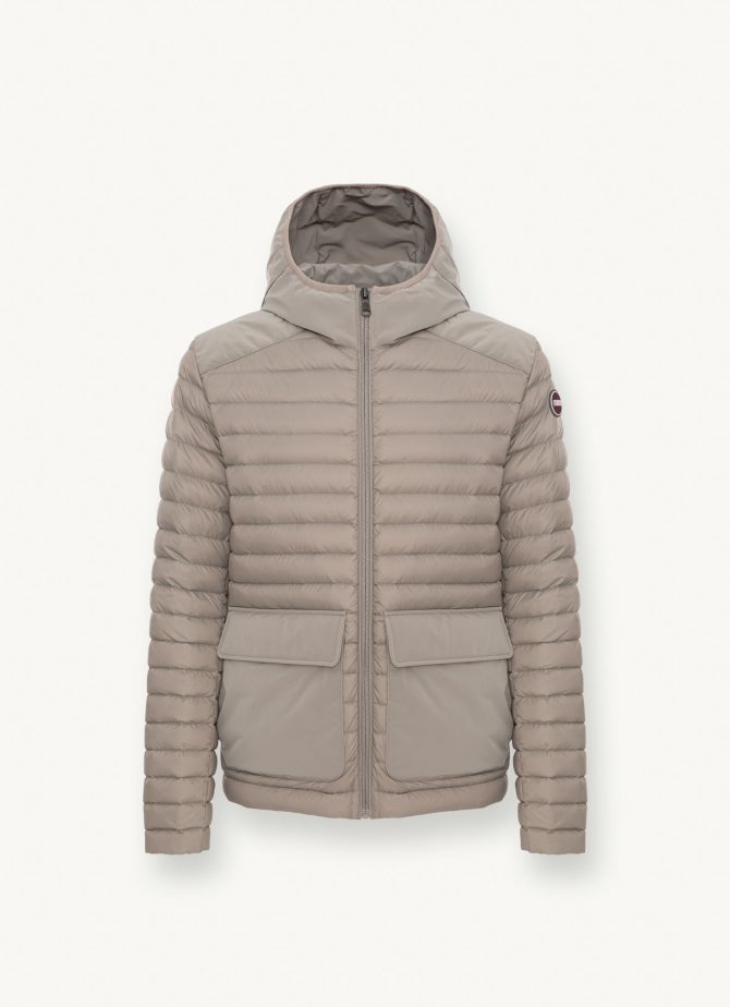 Sporty down jacket with fixed hood - Image 4