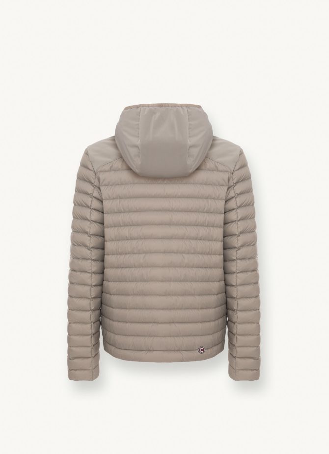 Sporty down jacket with fixed hood - Image 5