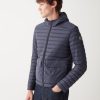 Sporty down jacket with fixed hood - Image 3