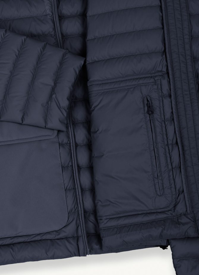 Sporty down jacket with fixed hood - Image 6