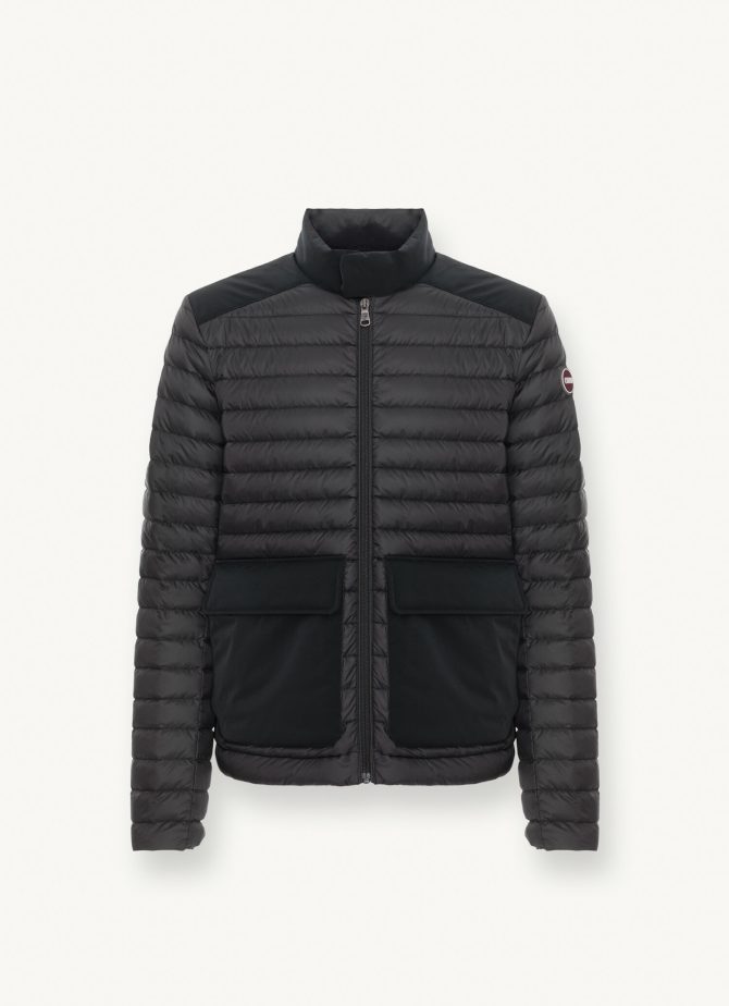 Sporty down jacket with toggle at the collar - Image 4