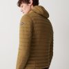 Opaque autumn down jacket with hood - Image 3