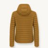 Opaque autumn down jacket with hood - Image 5