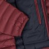 Opaque autumn down jacket with hood - Image 6