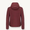 Opaque autumn down jacket with hood - Image 5