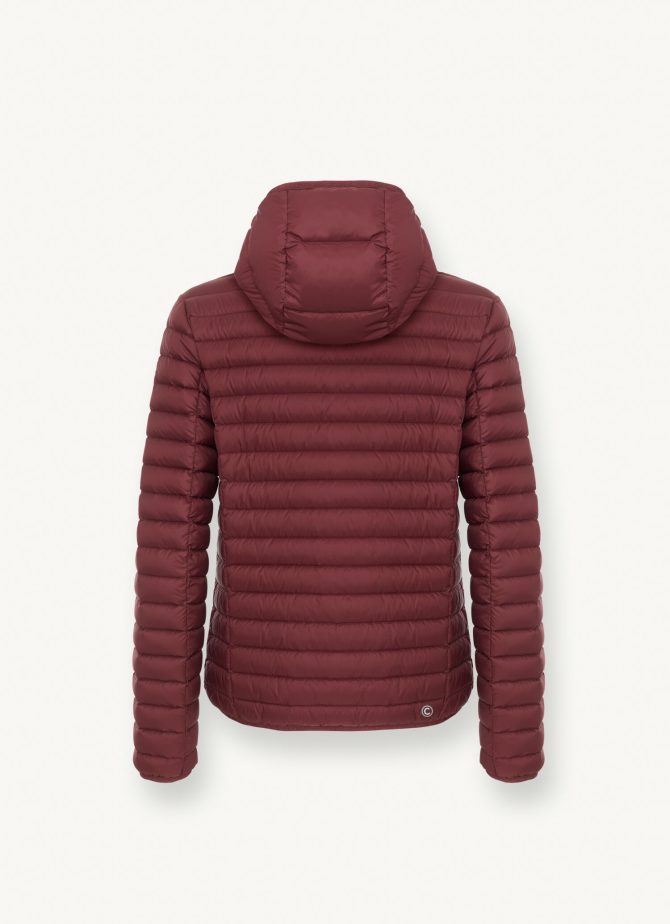 Opaque autumn down jacket with hood - Image 5