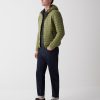 Opaque autumn down jacket with hood - Image 2