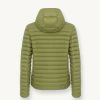 Opaque autumn down jacket with hood - Image 5