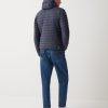 Opaque autumn down jacket with hood - Image 3