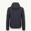 Opaque autumn down jacket with hood - Image 5