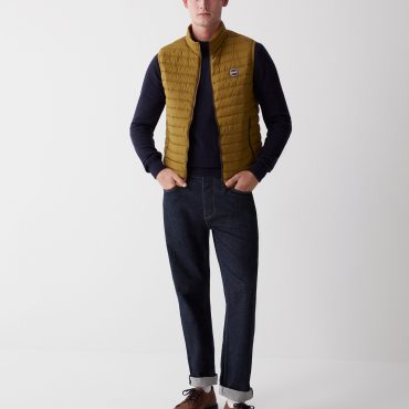 Gilet in eco-friendly down fabric