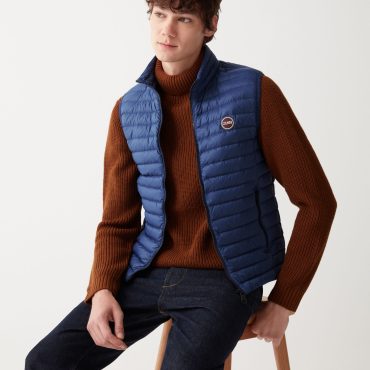 Gilet in eco-friendly down fabric