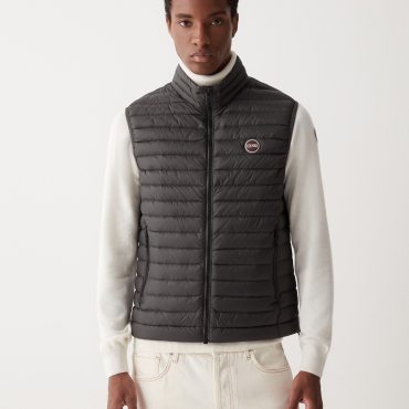 Gilet in eco-friendly down fabric
