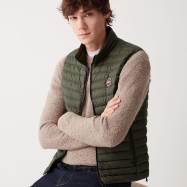 Gilet in eco-friendly down fabric