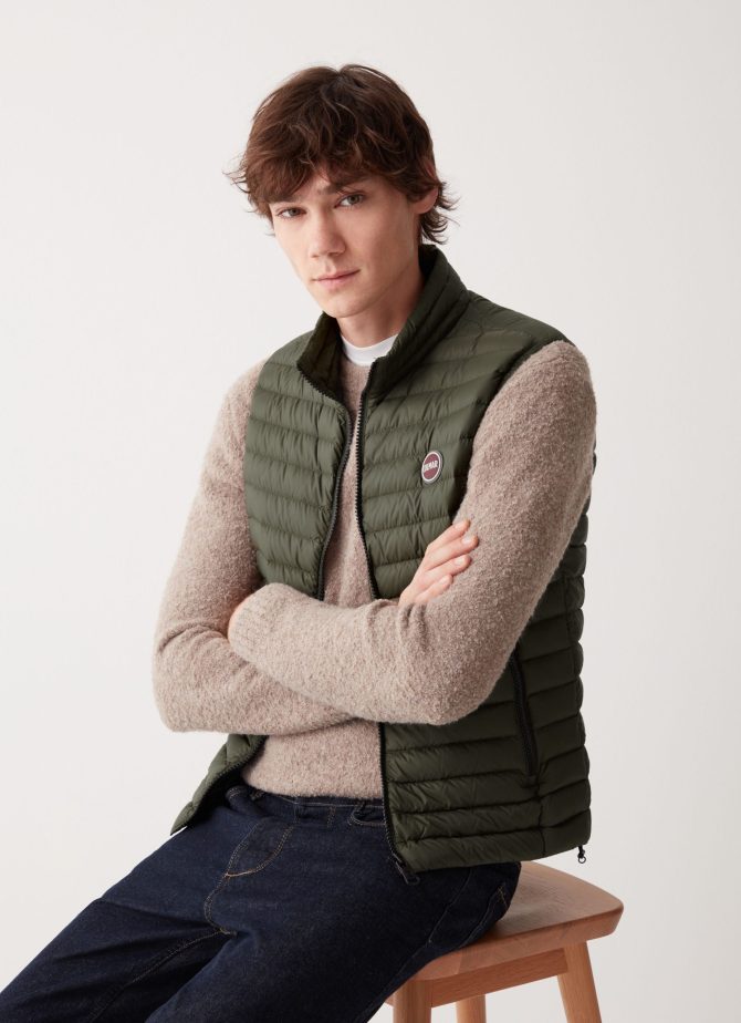 Gilet in eco-friendly down fabric