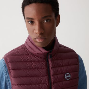 Gilet in eco-friendly down fabric