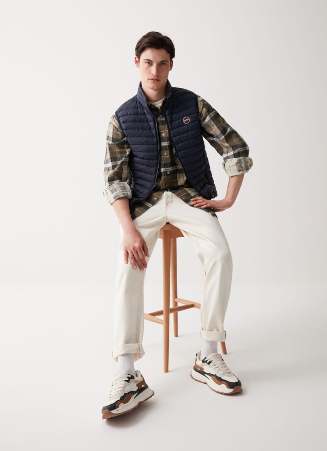 Gilet in eco-friendly down fabric