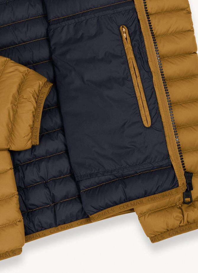 Opaque autumn down jacket with padded collar - Image 6
