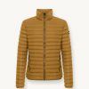 Opaque autumn down jacket with padded collar - Image 4