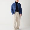 Opaque autumn down jacket with padded collar - Image 3