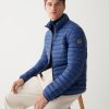 Opaque autumn down jacket with padded collar - Image 2