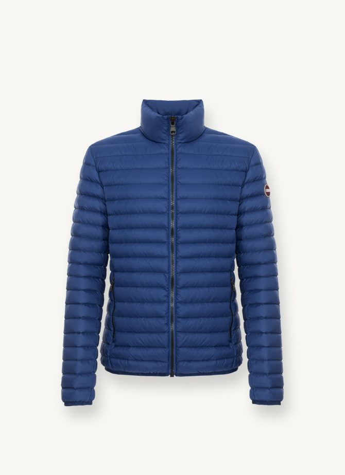 Opaque autumn down jacket with padded collar - Image 4