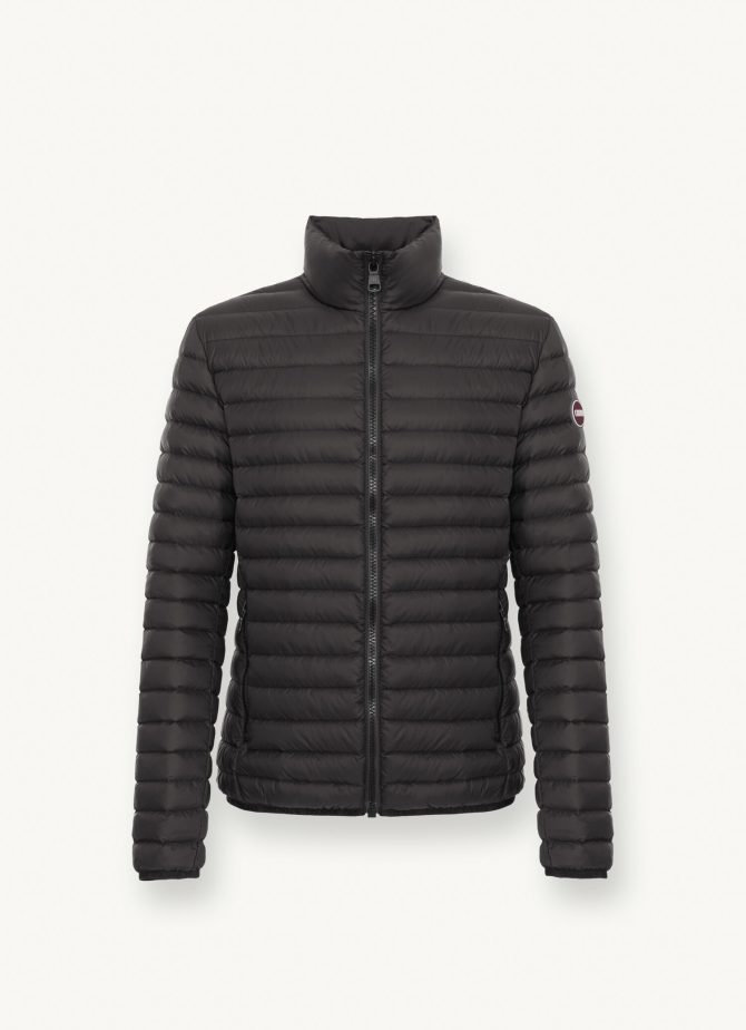 Opaque autumn down jacket with padded collar - Image 4