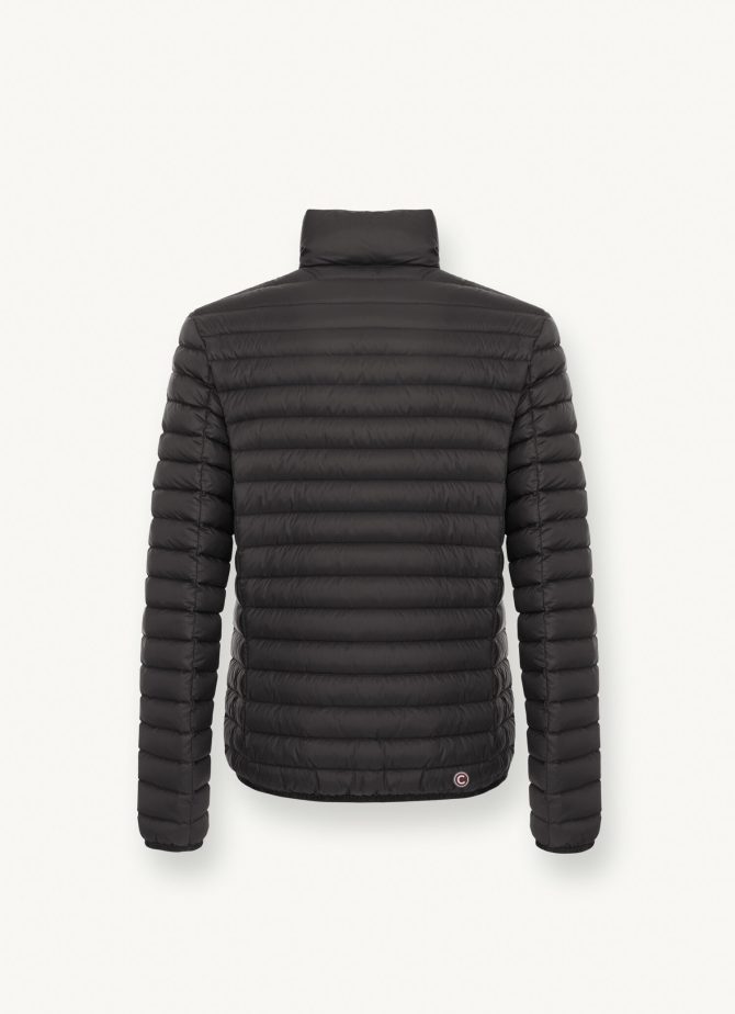 Opaque autumn down jacket with padded collar - Image 5