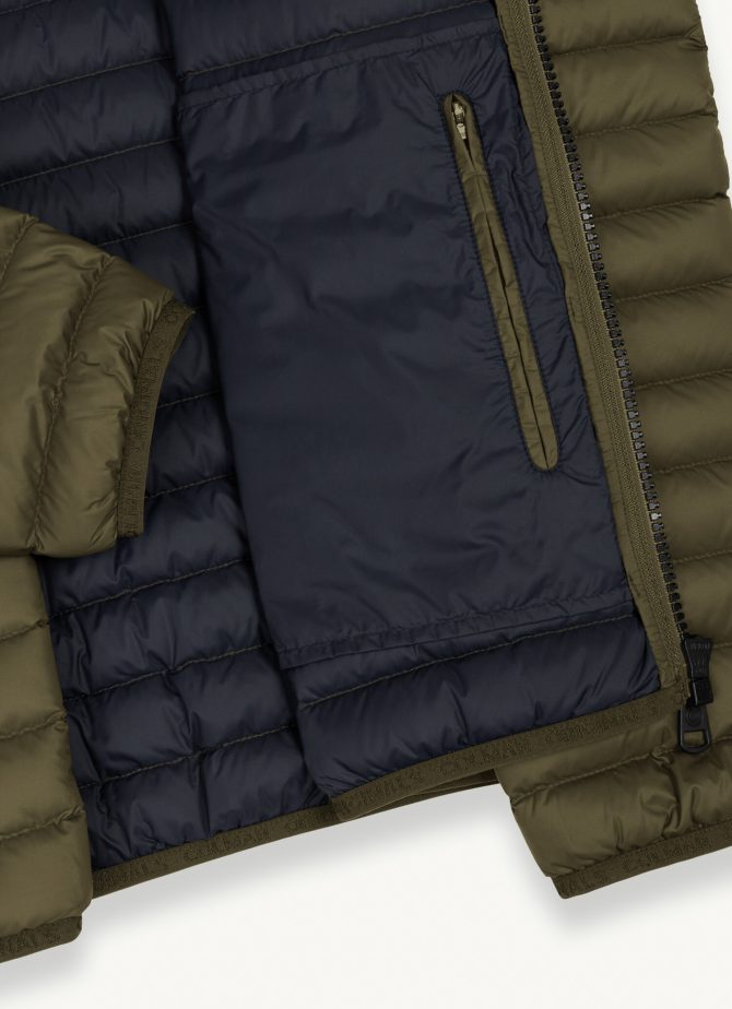 Opaque autumn down jacket with padded collar - Image 6