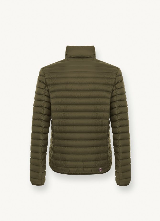 Opaque autumn down jacket with padded collar - Image 5